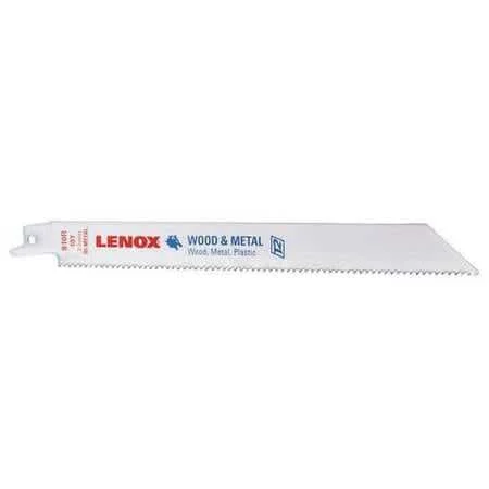 Lenox 20590B810R B810R General Purpose Bi-Metal Reciprocating Saw Blades, 8-inch, 10 TPI, 25-Pack