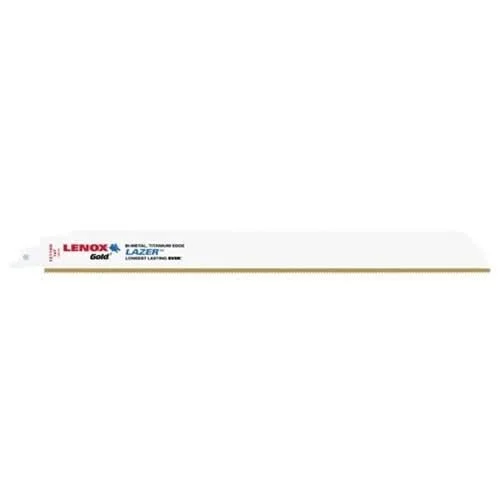 Lenox 2110212118GR Gold Extreme Metal 12118GR Reciprocating Saw Blades, 12-inch, 18 TPI, 5-Pack