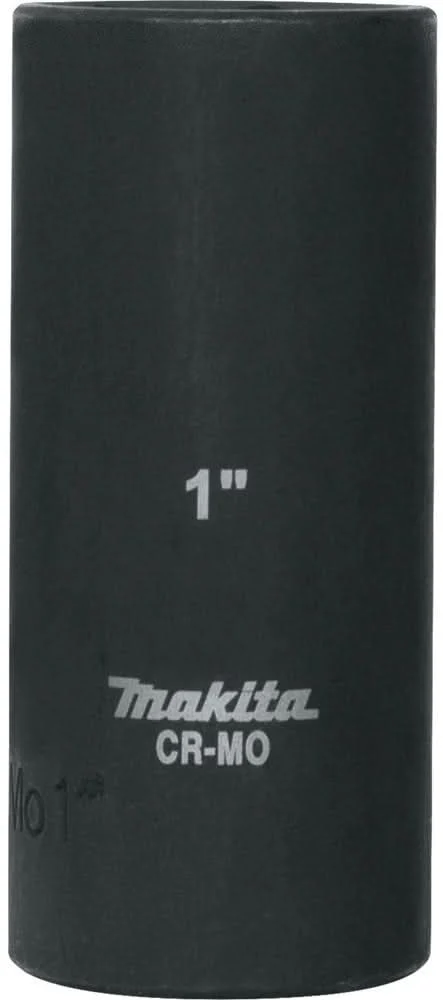 Makita A-96338 1" Deep Well SAE Impact Socket, 1/2" Drive