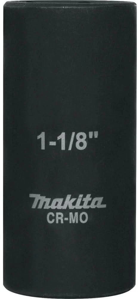 Makita A-96350 1-1/8" Deep Well SAE Impact Socket, 1/2" Drive