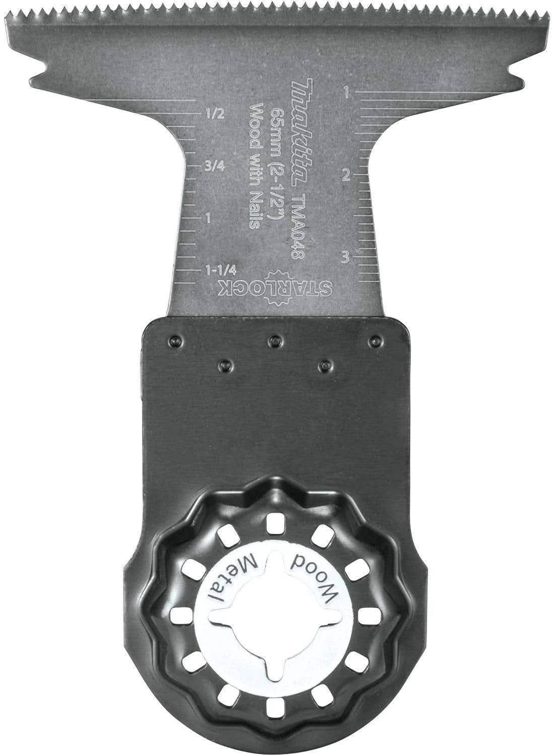 Makita B-67038 Starlock Oscillating Multi-Tool 2-1/2" Bi-Metal Curved Plunge Cut Blade