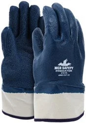 Predator® Series Fully Rough Nitrile Coated Work Gloves Safety Cuff and Jersey Lined Treated with ActiFresh®