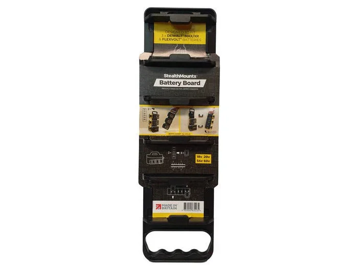 Stealth Mounts DeWalt Battery Board with Handle