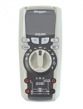 Megger AVO850 True RMS AC/DC Data Logging Multimeter, 1000V