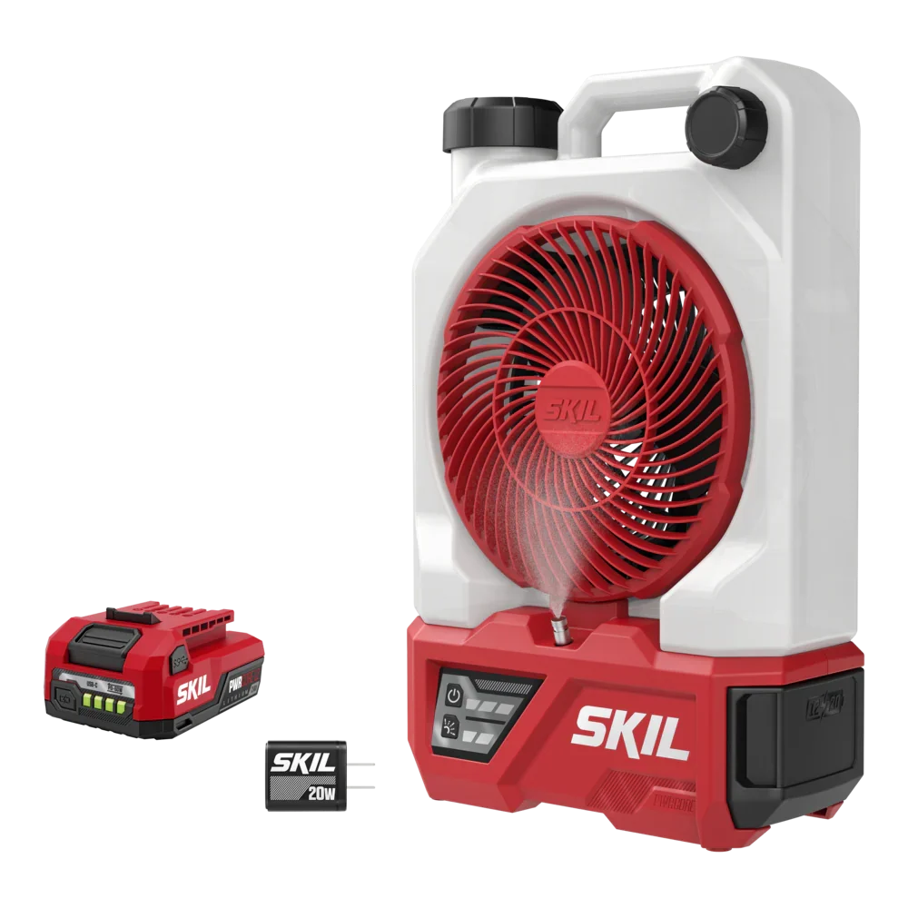12V/20V 7 In. Misting Fan, 12V Kit