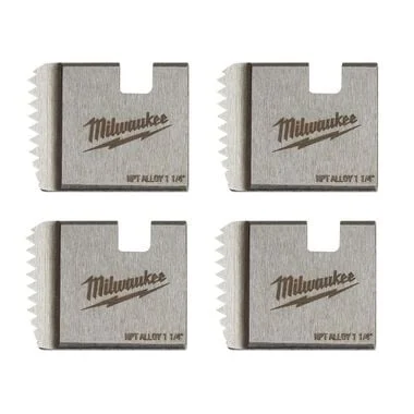 Milwaukee 1-1/4" ALLOY NPT Portable Pipe Threading Dies