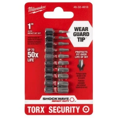 SHOCKWAVE™ Torx® Security Insert Bit Set - 10PC