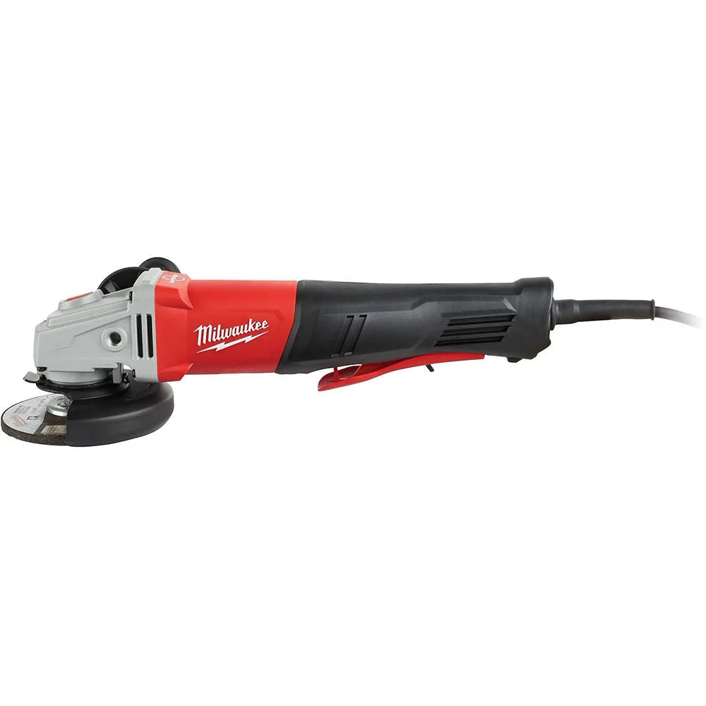 11 Amp 4-1/2” / 5” Braking Small Angle Grinder Paddle No-lock