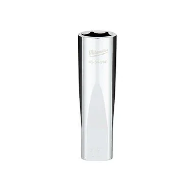 1/2 in. Drive 17MM Metric 6-Point Deep Socket with FOUR FLAT™ Sides