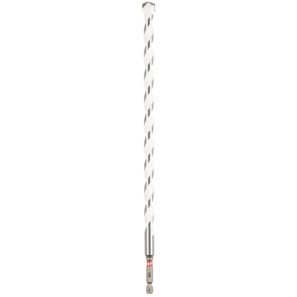 1/2" x 10" x 12" SHOCKWAVE™ Impact Duty Carbide Multi-Material Drill Bit