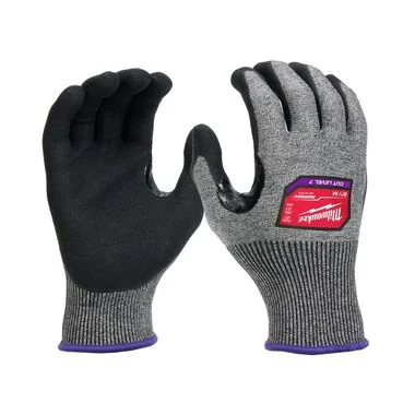 Medium Gray Nitrile Cut Level 7 High-Dexterity Dipped Gloves (12 pack)