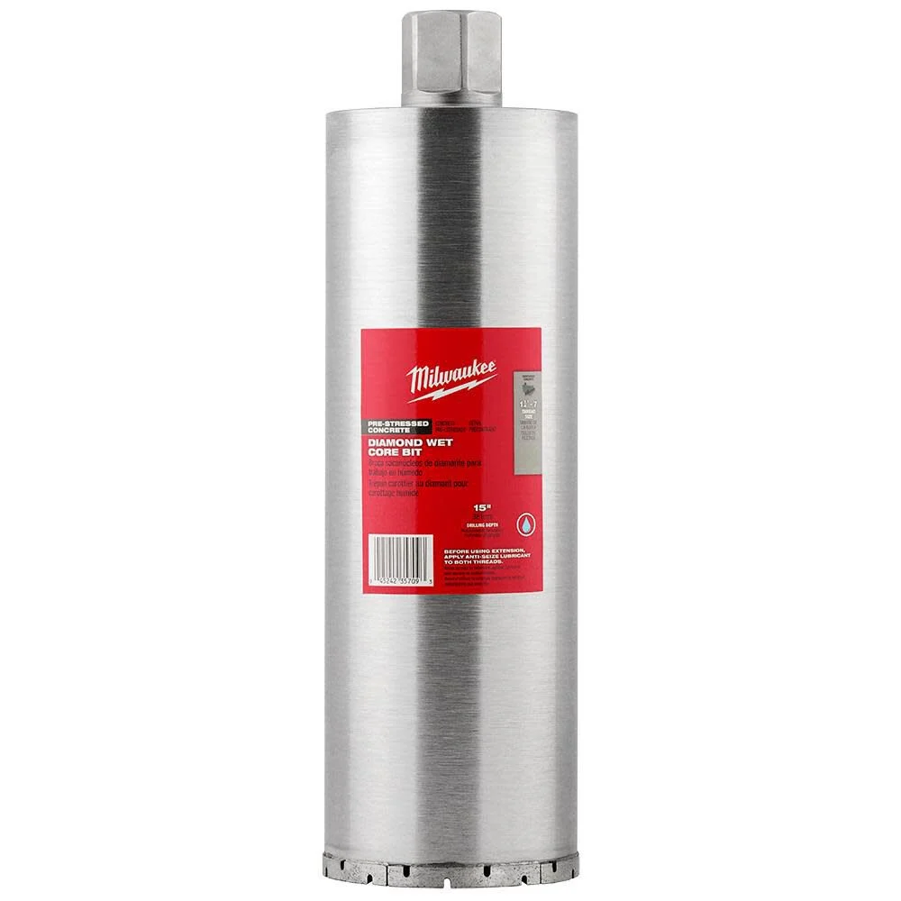 3-1/2" Pre-Stressed Diamond Wet Core Bit