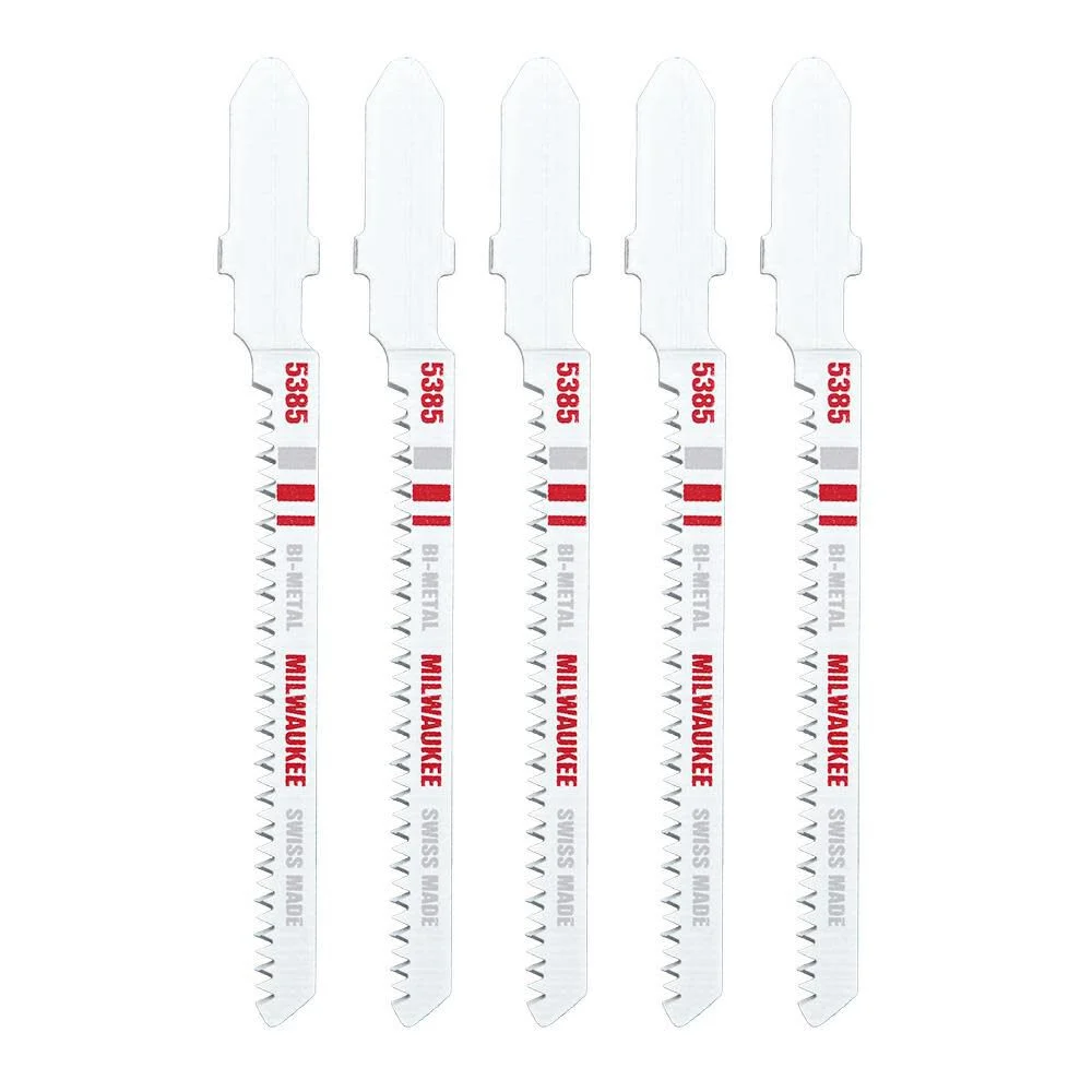 3" 20TPI T-Shank Wood Bi-Metal Jig Saw Blades 5PK