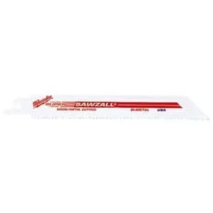 Milwaukee 48-01-6093 8" 8/12 TPI SAWZALL Recip Blades (50 Pk)