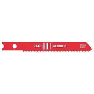 Milwaukee 48-42-0140 2-3/4" 24 TPI High Speed Steel Jigsaw Blade, 5-Pack