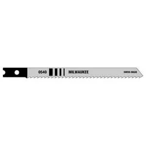 Milwaukee 48-42-0540 3-5/8" 10 TPI High Carbon Steel Jigsaw Blade, 5-Pack