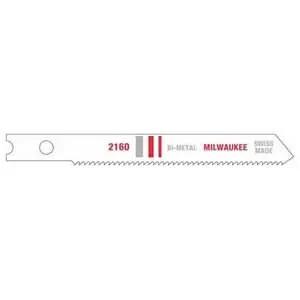 Milwaukee 48-42-2160 2-3/4" 24 TPI Bi-Metal Jigsaw Blade, 5-Pack