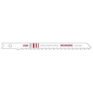 Milwaukee 48-42-2300 4" 6 TPI Bi-Metal Jigsaw Blade, 5-Pack