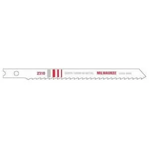 Milwaukee 48-42-2310 4-1/8" 10 TPI Bi-Metal Jigsaw Blade, 5-Pack