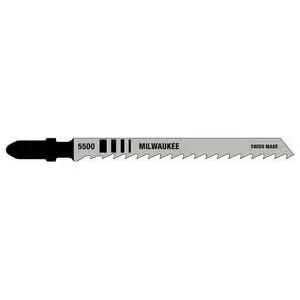 Milwaukee 48-42-5500 4" 6 TPI High-Carbon Steel Jigsaw Blade-5 PK