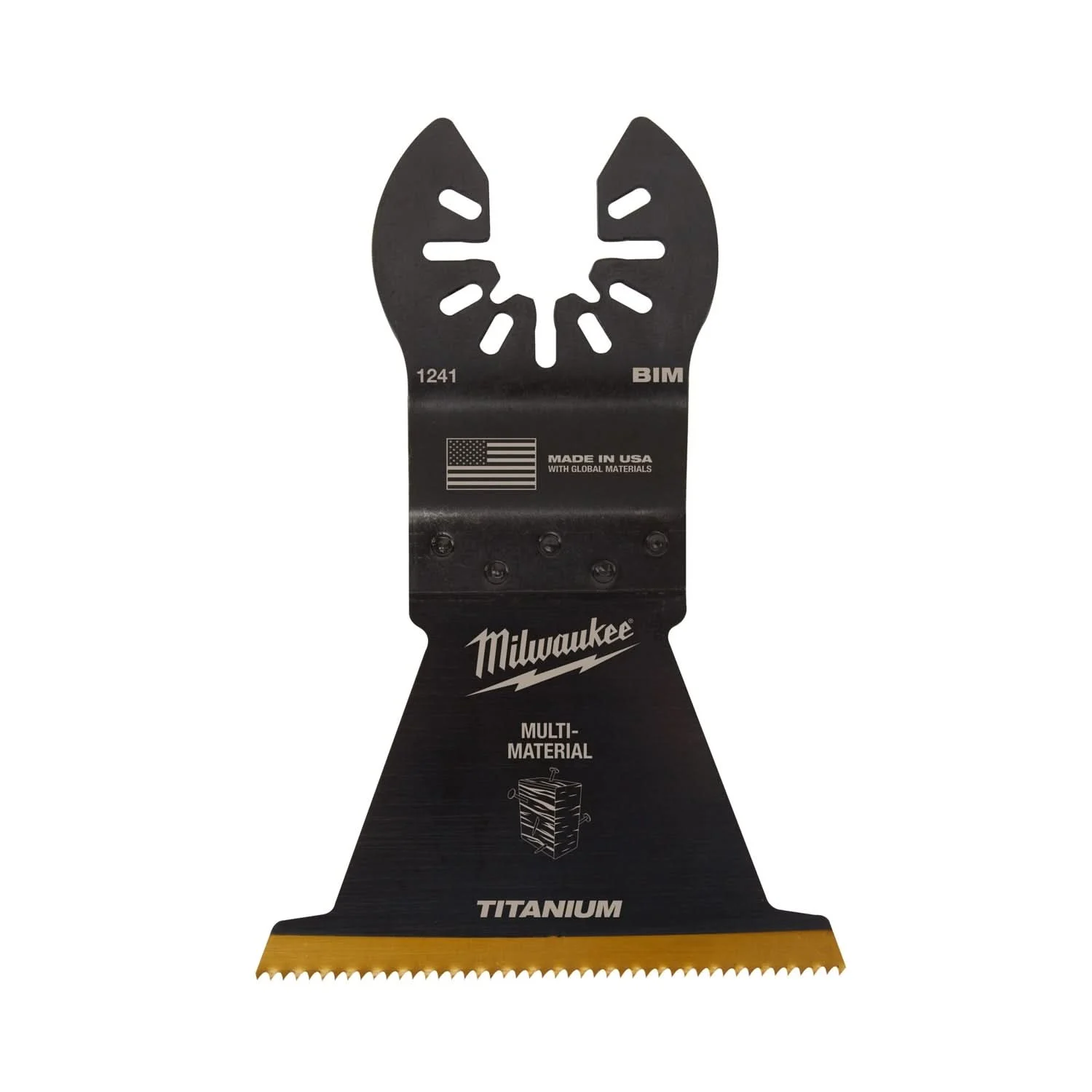 Milwaukee 49-25-1249 Open-Lok 2-1/2-Inch Titanium Enhanced Bi-Metal Multi-Material Blades, 10-Pack