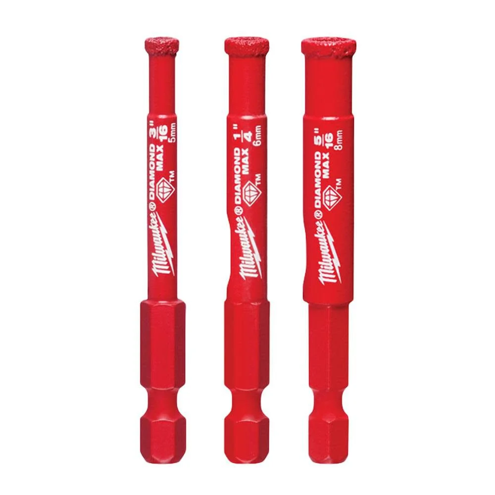 Milwaukee® Diamond Max™ Hole Saw Bit Set - 3PC