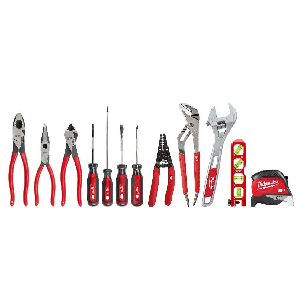 12 PC. Electrical Hand Tool Set
