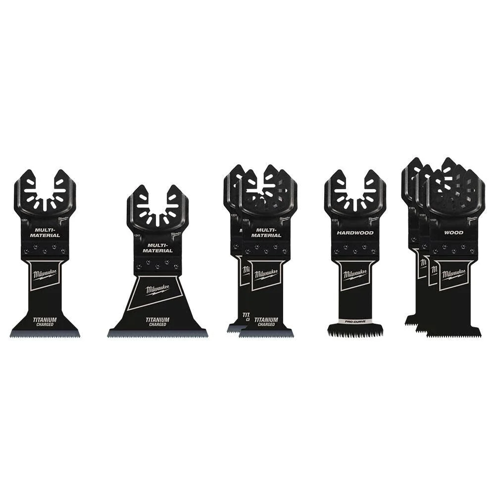 MILWAUKEE OPEN-LOK 8 Piece Multi-Tool Blade Set