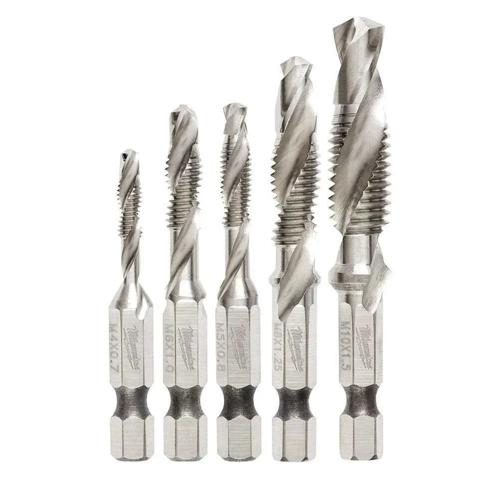 SHOCKWAVE™ 5 Pc. Metric Impact Drill Tap Set