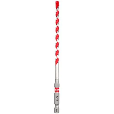 3/16" x 4" x 6" SHOCKWAVE™ Impact Duty Carbide Hammer Drill Bit