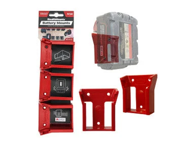 Battery Mounts To Suit Milwaukee M18