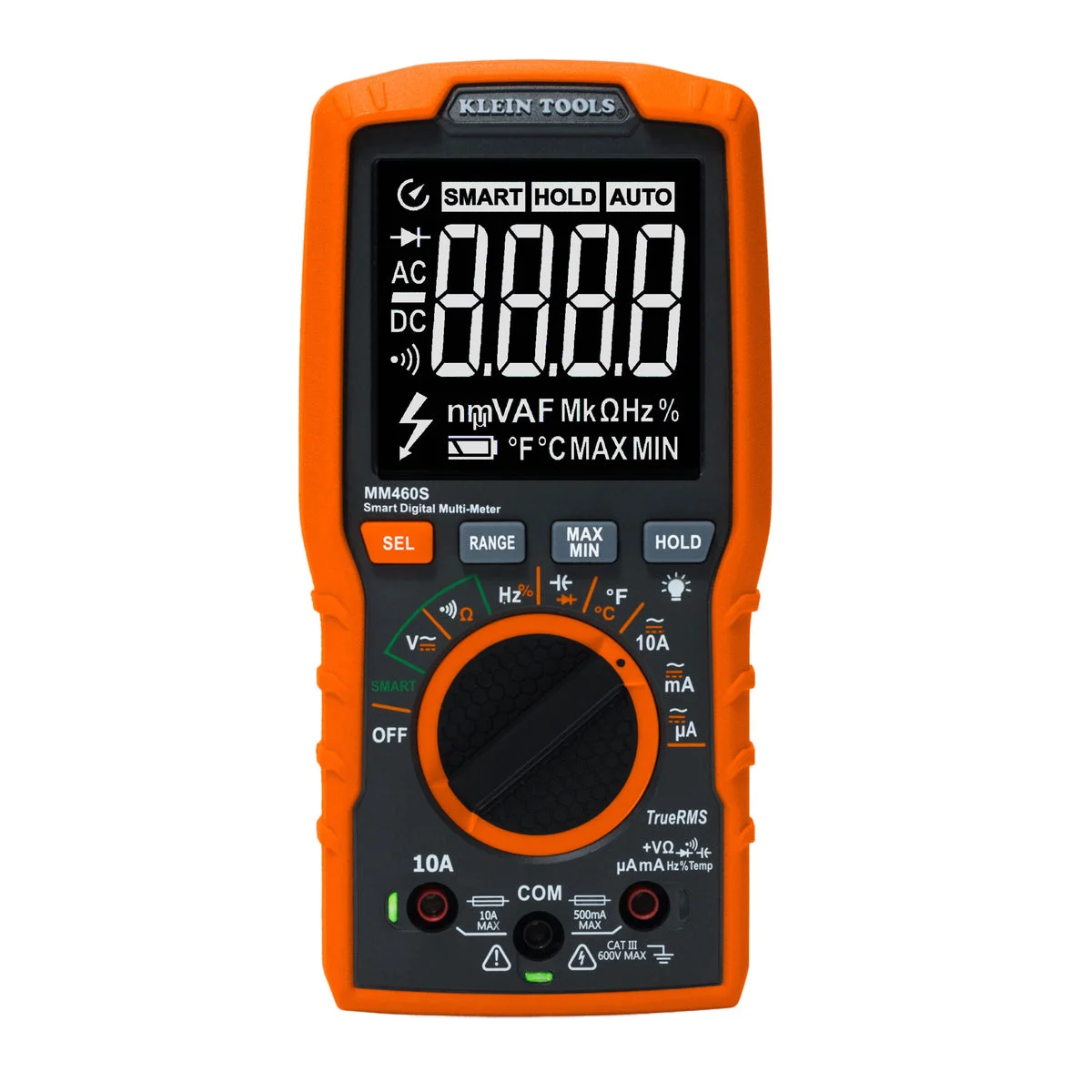 Smart Digital Multimeter, 600V AC/DC Auto-Ranging