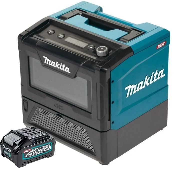 Makita 40V max XGT Microwave + XGT 4.0Ah Battery Kit