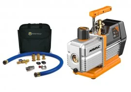 NAVAC NP7DP2 and AccuTools A10757-1 Evacuation Kit with vacuum pump and hoses