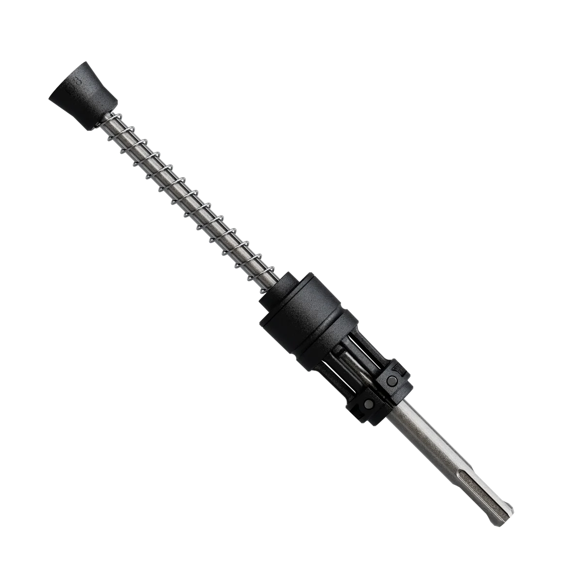 5/16" x 4" x 9" AMPED™ Rebar Demon™ SDS-Plus 4-Cutter Full Carbide Head Dust Extraction Hammer Drill Bit