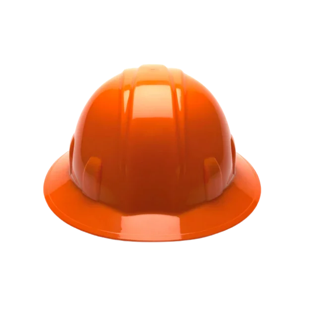 Full Brim 4 Pt Ratchet Suspension Orange
