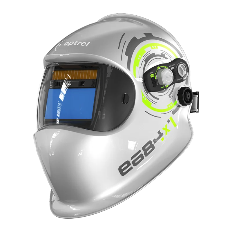 Optrel e684 Silver Auto-Darkening Welding Helmet