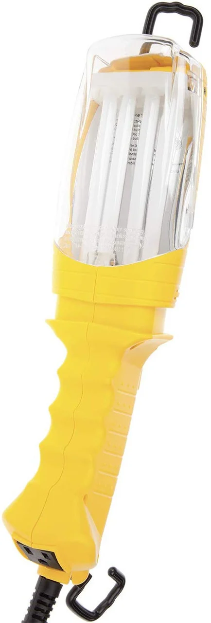 26w Fluorescent Work Light w/Single Outlet