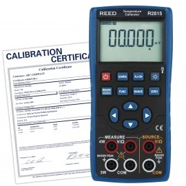 REED R2815-NIST Temperature Calibrator, includes Traceable Calibration Certificate