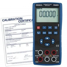 REED R5805-NIST Voltage/Current Simulator, includes Traceable Calibration Certificate