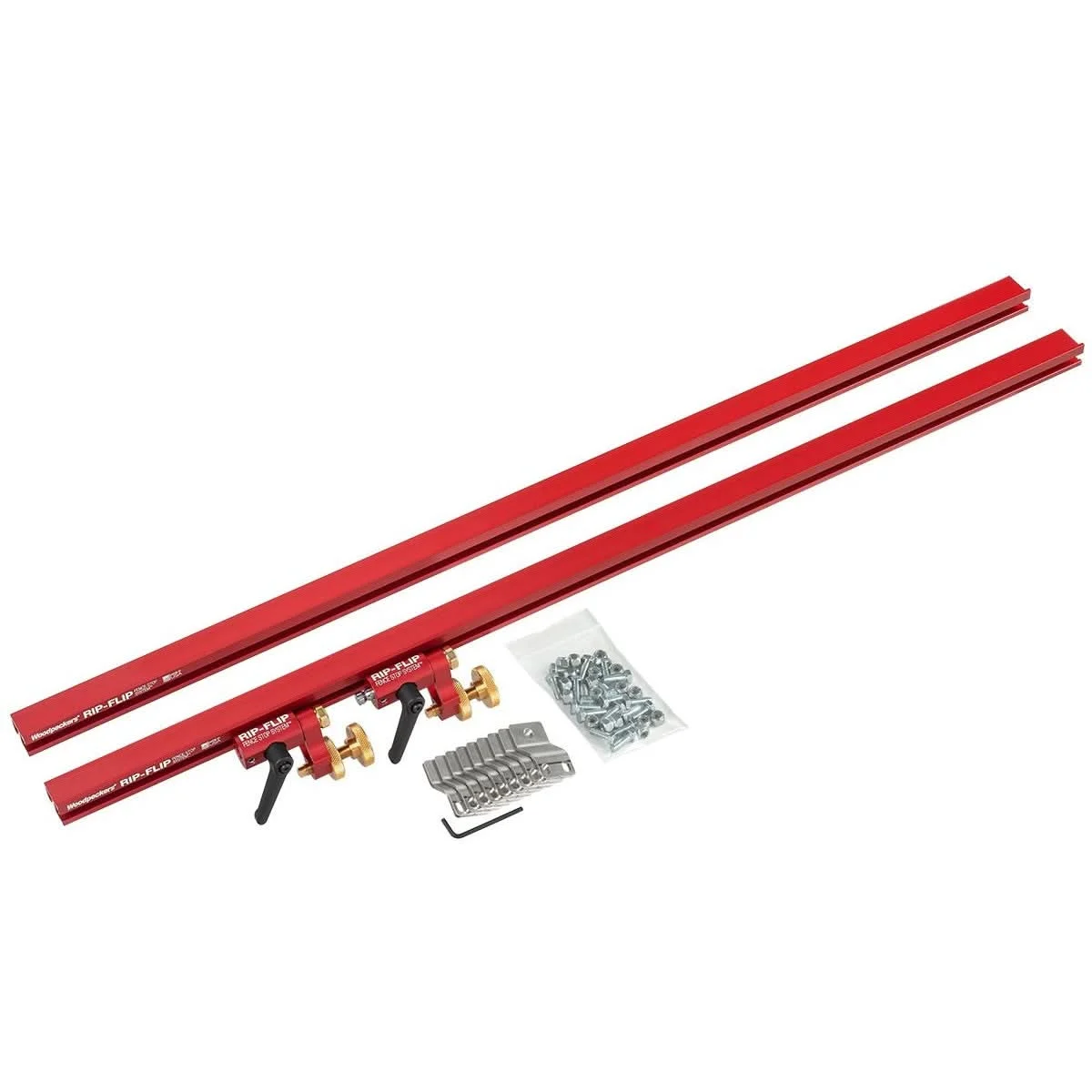 Woodpeckers RF-FS-52-SS Rip-Flip Fence Stop System - 52" Capacity - Fits Sawstop