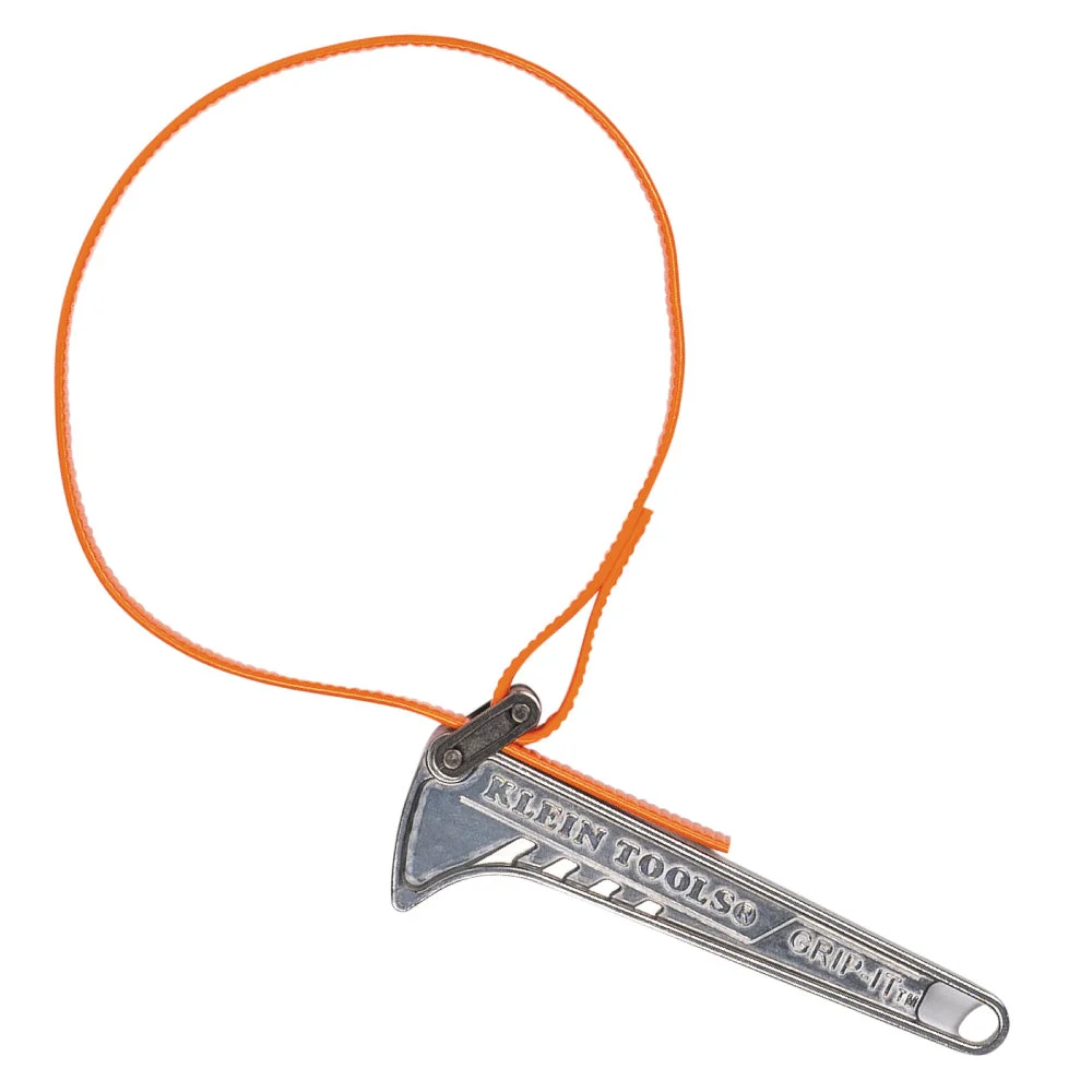 KLEIN TOOLS GRIP-IT™ 6" Handle Strap Wrench, 1-1/2" - 4"