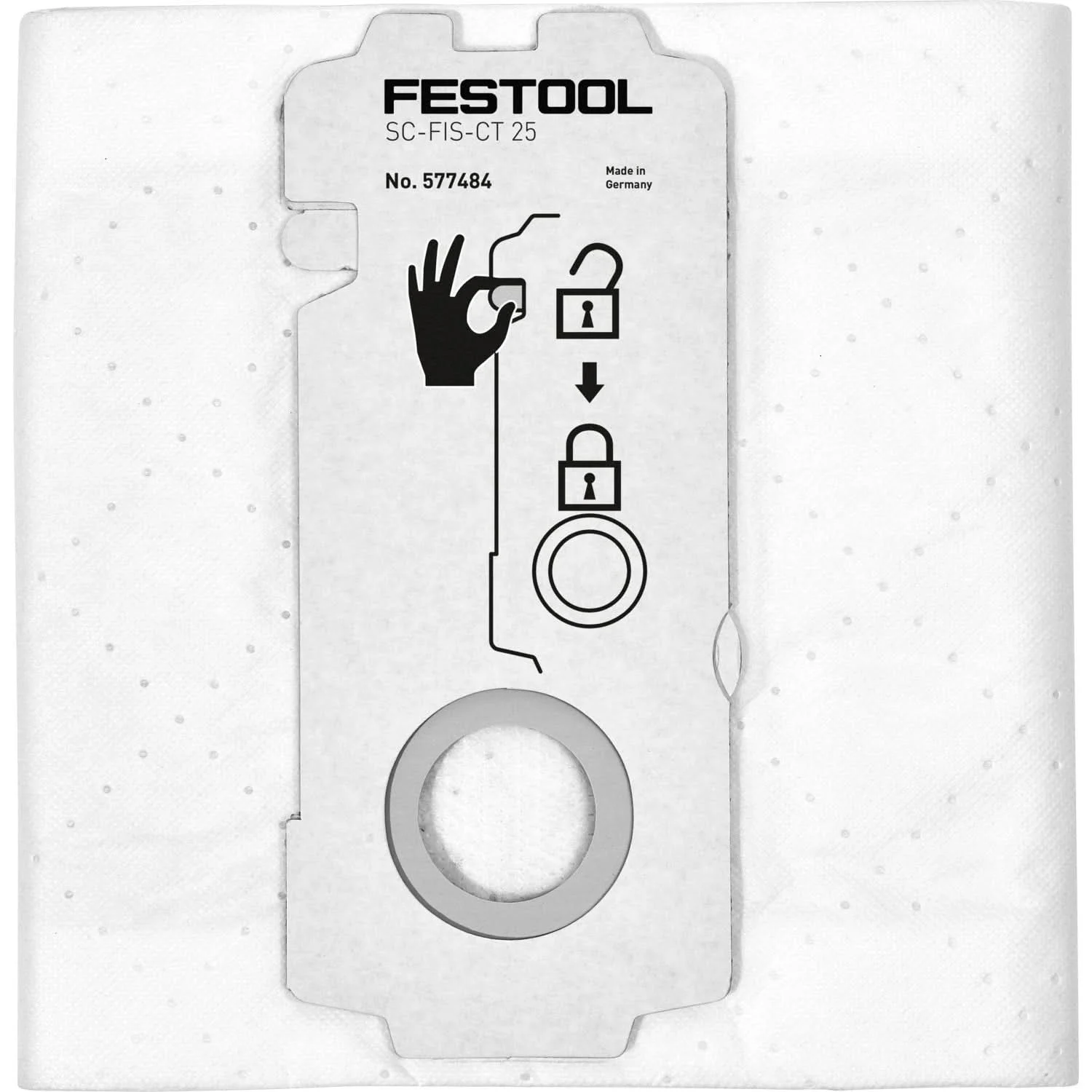 Festool 577484 SC-FIS-CT 25/5 SELFCLEAN Filter Bag, 5-Pack