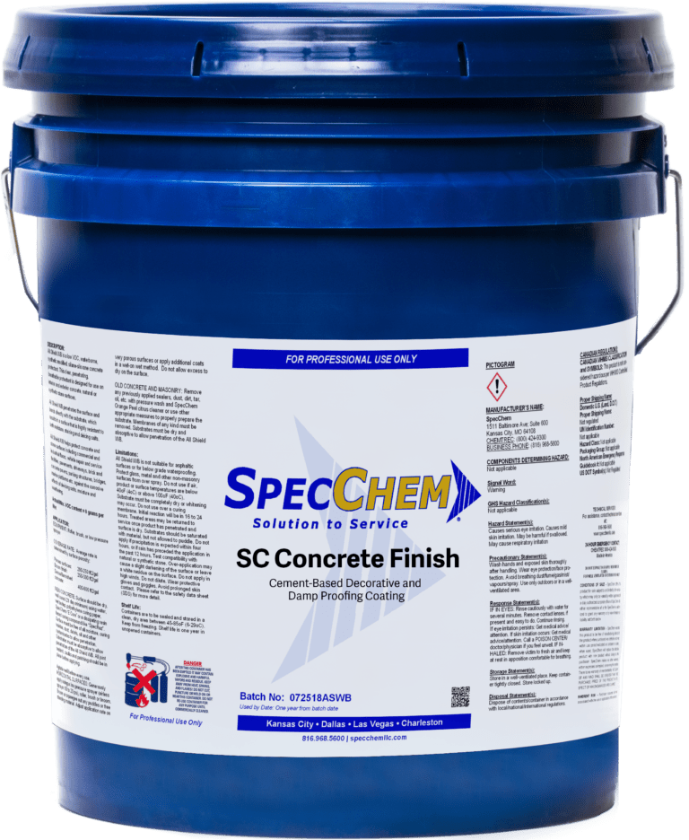 Sc Concrete Finish Cement-Based Decorative And Damp Proofing Coating