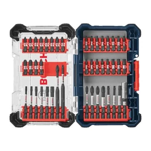 Bosch SDMSD44 44-Piece Driven Impact Screwdriving Custom Case Set