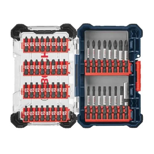 Bosch SDMSD48 48-Piece Driven Impact Screwdriving Custom Case Set