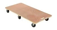 Six-Wheel Wooden Mover Dollies