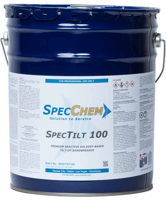 Spectilt 100 Premium Reactive Solvent-Based Tilt-Up Bond Breaker