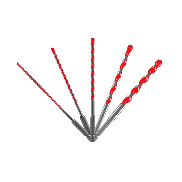 SPEEDemon™ Red Granite PLUS™ Carbide-Tipped Hammer Drill Bit Set (5-pc)