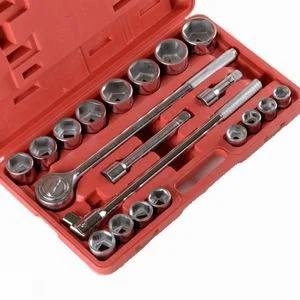 21 Pcs 3/4" Socket Set SAE SS-2134